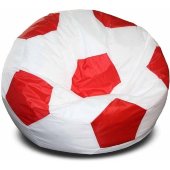 Кресло-мешок мяч Нейлон, Красно-Белый