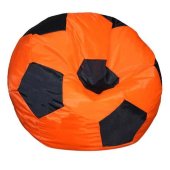 Кресло-мешок мяч Нейлон, Черно-Оранжевый
